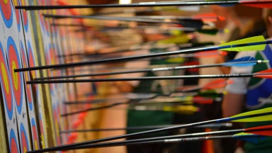 Deutsche Meisterschaft Bogen Halle Tag 1