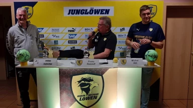 3. LIGA: Pressekonferenz mit Michel Abt und Stefan Bullinger