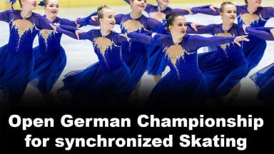 Deutsche Meisterschaften im Synchroneiskunstlaufen 2022 Tag 2