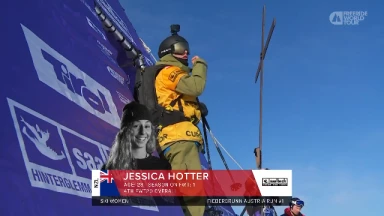Jessica Hotter Siegerlauf im Freeriden über Felsen | Freeride World Tour 2022
