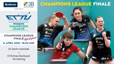 CHAMPIONS LEAGUE: TTC Berlin eastside vs. KTS Enea Siarkopol  Tarnobrzeg
