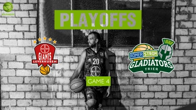 ProA-Playoffs: Bayer Giants Leverkusen vs. RÖMERSTROM Gladiators Trier - Viertelfinale Spiel 4