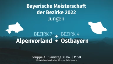 BM der Bezirke | Jungen | Spiel 9 | Gruppe A | Alpenvorland vs. Ostbayern