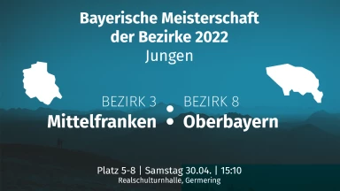 BM der Bezirke | Jungen | Spiel 14 | Platz 5-8 | Mittelfranken vs. Oberbayern