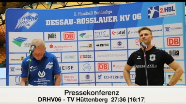 Pressekonferenz vom Spiel DRHV 06 vs. TV 05/07 Hüttenberg