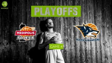 ProA-Playoffs: Medipolis SC Jena vs. ROSTOCK SEAWOLVES - Spiel 4