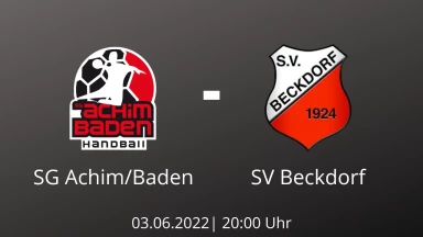 SG Achim/Baden gegen SV Beckdorf