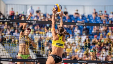Beachvolleyball WM 2022 - Vorrunde - Laboureur/Schulz (GER) vs. Placette/Richard (FRA)