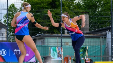 Beachvolleyball WM 2022 - Vorrunde - Ittlinger/Schneider (GER) vs. Sinaportar/Muianga (MOZ)