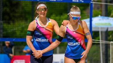 Beachvolleyball WM 2022 - Vorrunde - Hüberli/Brunner (SUI) vs. Ittlinger/Schneider (GER)