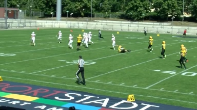 GFL2: Stuttgart Scorpions siegen in Frankfurt bei den Pirates