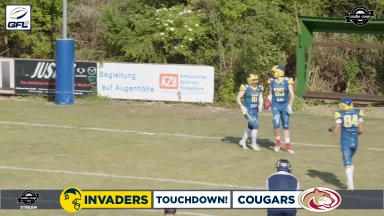GFL2: Hildesheim Invaders überrollen die Lübeck Cougars