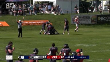 GFL2: Kirchdorf Wildcats setzten sich gegen die Fursty Razorbacks durch