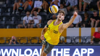 Beachvolleyball WM 2022 - Sechzehntelfinale - Deutsche Konferenz