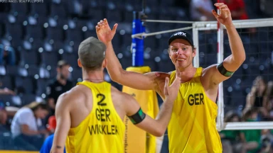 Highlights - Beachvolleyball WM 2022 - Kantor/Rudol (POL) vs. Ehlers/Wickler (GER)
