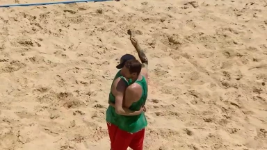 Glück oder Können? Polnisches Beach-Duo bringt Kommentator zum Ausrasten