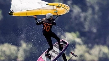 GWA Wingfoil World Cup Schweiz - Paulas Versprechen wird in Silvaplana wahr