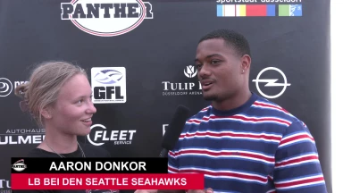 Aaron Donkor im Interview von Seattle Seahawks