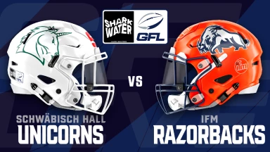 GFL-TV Woche 7: Spielbericht Schwäbisch Hall Unicorns - ifm Ravensburg Razorback