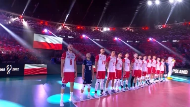 Gänsehautstimmung bei der polnischen Nationalhymne