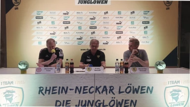 Pressekonferenz - 3. LIGA: Rhein-Neckar Löwen II vs. TSV Neuhausen/Filder 1898