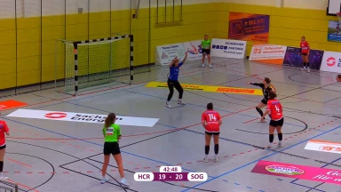 2. HBF: Frecher Wurf! 7 Meter per Heber verwandelt
