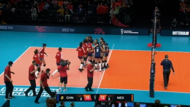 China schlägt den Gastgeber in einem Thriller