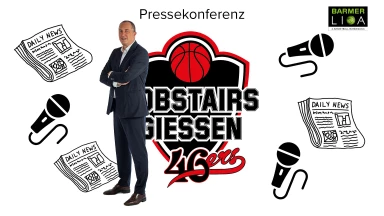 Pressekonferenz JobStairs GIESSEN 46ers vs. Artland Dragons