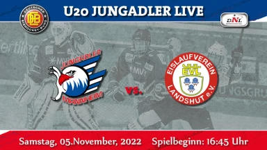 DNL U20 Jungadler Mannheim gegen EV Landshut