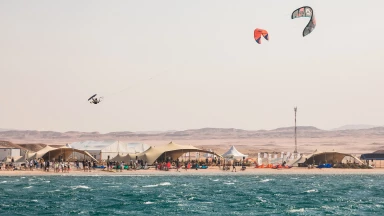 Claudia Leon (ESP) and Manoel Soares (BRA) holen den Sieg bei GKA Freestyle-Kite