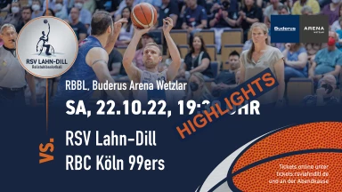 RSV Lahn-Dill VS RBC Köln 99ers  HIGHLIGHTS