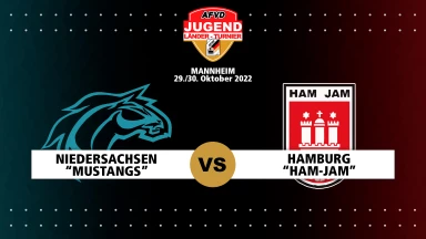 JLT 2022 Mannheim – Niedersachsen Mustangs vs Hamburg Ham-Jam – Gruppe A1
