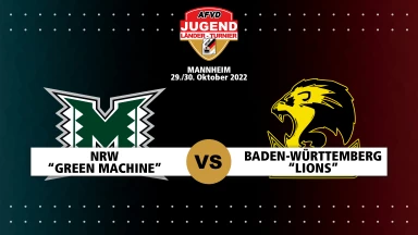 JLT 2022 Mannheim – NRW Green Machine vs Baden-Württemberg Lions