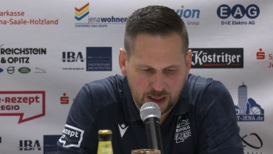 Pressekonferenz 28.10.2022: Medipolis SC Jena vs. Eisbären Bremerhaven
