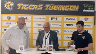 Pressekonferenz Tigers Tübingen vs. VfL SparkassenStars Bochum