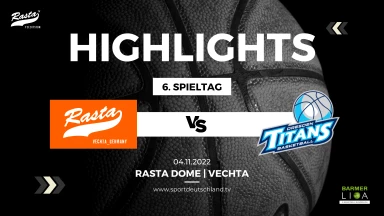 Highlights: RASTA Vechta - Dresden Titans (4.11.22)
