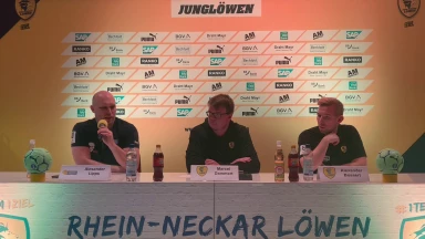 Pressekonferenz - 3. LIGA: Rhein-Neckar Löwen vs. SG Pforzheim/Eutingen
