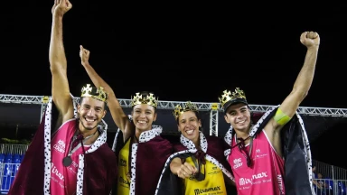 Brasilianisches Frauenteam gewinnt vor heimischem Publikum King of the Court Rio