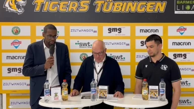 Pressekonferenz Tigers Tübingen vs. Artland Dragons