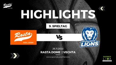 Highlights: RASTA Vechta - PS Karlsruhe LIONS (26.11.22)