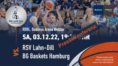 RSV Lahn-Dill VS BG Baskets Hamburg  Pressekonferenz