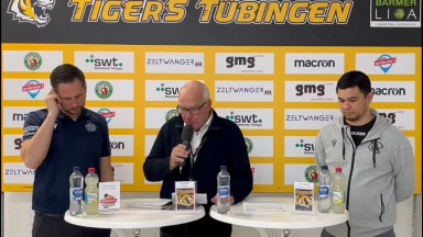 Pressekonferenz Tigers Tübingen vs. Medipolis SC Jena