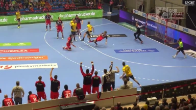 DHB-Pokal: Die Löwen mit Zaubertor eine Runde weiter!