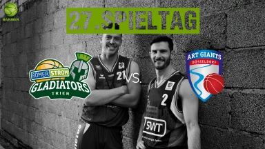 ProA: RÖMERSTROM Gladiators Trier vs. ART Giants Düsseldorf
