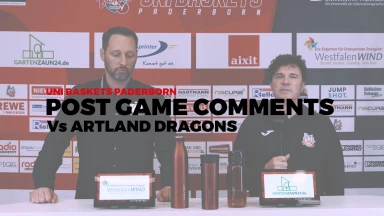 Pressekonferenz: Uni Baskets Paderborn vs. Artland Dragons