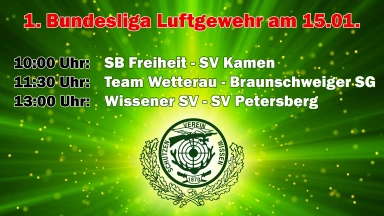 1. Bundesliga Luftgewehr Wissen - Tag 2