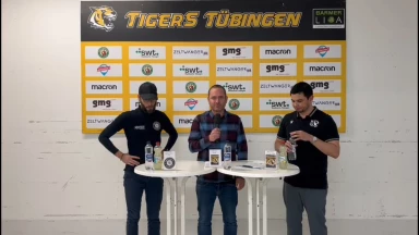 Pressekonferenz Tigers Tübingen vs. WWU Baskets Münster