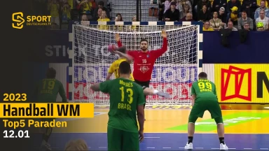 Kein Durchkommen! Die Top 5 Paraden der Handball-WM 2023 vom 12.01.