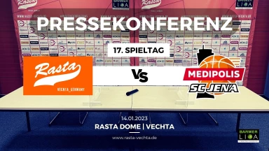 PK: RASTA Vechta - Medipolis SC Jena 111:65 (14.1.23)