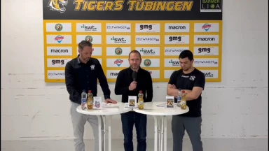 Pressekonferenz Tigers Tübingen vs. Uni Baskets Paderborn